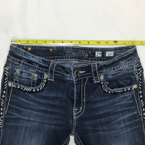 SOLD    Miss Me Bootcut Jeans 29 JE8022BR - Picture 10 of 12